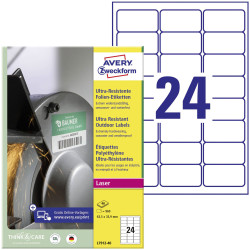 Avery-Zweckform L7912-40 All-purpose labels White PE film 63.5x33.9mm 960 pcs