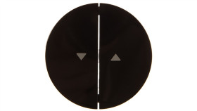 Berker R.1/R.3 Klawisz Podwójny Z Symbolem Strzałka” Czarny 16252045