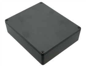 Hammond Black Diecast Enclosure 145 x 121 x 39mm 1590XXBK