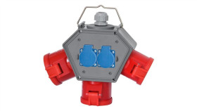 Rozdzielnica Polybox - Gniazda 2X16a 5P, 32A 5P, 2X230v