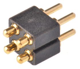 Złącze sprężynowe 4-pinowe 813 raster: 2.54 mm Prosty 2-rzędowe Preci-Dip Otwór przelotowy 150 V W osłonie