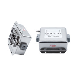 Filtr sieciowy 16A Pojedynczy-fazowy 470kΩ 250 V AC 50/60Hz 2 x 2,5 mH RS PRO Montaż w obudowie, szyna DIN