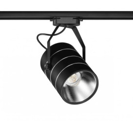 Lampa Szynowa LED 23W 4000K Premium Czarna Jednofazowa