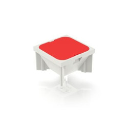 Kontrolka 2 → 5V, czerwona 19.05 x 9.15mm LED Końcówka lutownicza RAFI