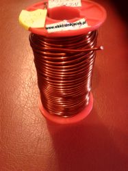 Drut nawojowy 1,5mm 1 metr