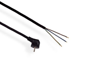 Przewód przyłączeniowy z wtyczką z/u UNISCHUKO H05RR-F 3x1 2m PZ1-02-G