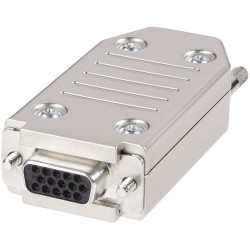 Knorr Tec 10043900 D-SUB Socket 180&#xB0; 15 Pins Pull Spring 1 piece