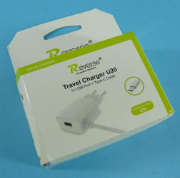 ŁAD.SIEC.5V/2,1A USB C BIAŁA