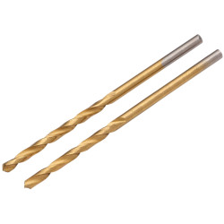Draper 08855 HSS Titanium Nitride Coated Drill Bit, 1.0mm x 34mm (Pack of 2)