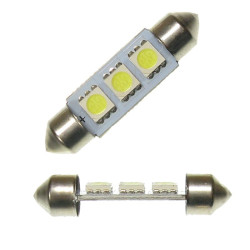 Dioda LED C5W 41mm 3xSMD5050 Biała 12V