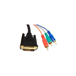 Kabel DVI(24+5)-3RCA 3m