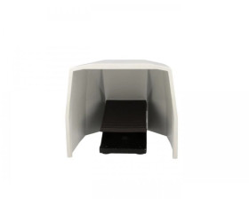 Przycisk nożny pojedynczy z osłoną z samopowrotem szary metal 1Z 1R 1 krok IP65 3SE2902-0AA20