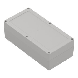 ZP240.120.75SJ-IP67 TM ABS – Obudowa hermetyczna ABS, jasnoszara, tulejki mosiężne, Kradex