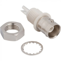 Złącze RF, montaż typu Przegroda czołowa Gniazdo typ złącza Złącze BNC Lutowane