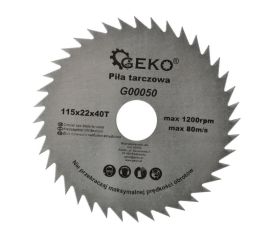 TARCZA DO CIĘCIA DREWNA 115mm