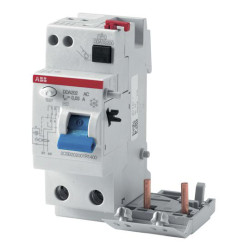 RCD, Typ AC, 2-biegunowy, 25A, 300mA, ABB, DDA200