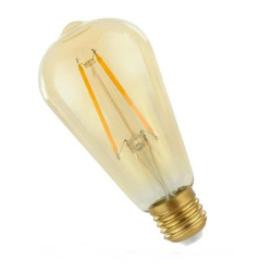 Żarówka filament E27 led 2W ST64 AMBER ciepła biała 2400K RETROSHINE Spectrum