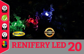 BULINEX 20LED RENIFERY MULTIKOLOR 5.7m
