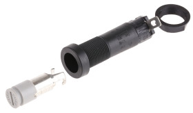 Oprawa bezpiecznikowa montowana w tablicach Montaż panelowy rozmiar: 6.3 x 32mm 20A 250V ac Szybkozłącze, końcówka