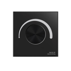 Ściemniacz obrotowy triakowy Wi-Fi (Tuya) 100-240VAC czarny