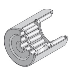 Łożysko igiełkowe Ø wew: 30mm Ø zew: 37mm Igłowy szerokość 38mm NTN