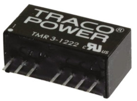 Przetwornica DC-DC, 3W, Uwe 4,5 → 18 V DC, Uwy ±15V dc, Iwy ±100mA, TRACOPOWER