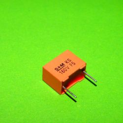Kondensator 4,75nF 160V 1% 11,5mm x 9mm x 7mm S+M cena netto