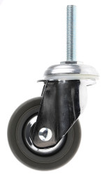 Koło samonastawne średnica kabla 80mm Trzpień gwintowany Guitel Hervieu 70kg wysokość całkowita 110mm