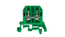 Złączka Szynowa Przelotowa 2-Przewodowa 2,5Mm2 Zielony Zug-G2,5 A11-0075