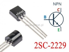Tranzystor NPN; 200V; 0,05A; 0,8W; TO92