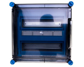 Skrzynka modułowa Mi, IP 65, wlk.2 - 2x12 modułów, z zac.Fixconnect i drzwiczkami Mi 1220 2000602