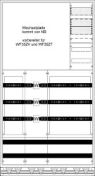 Szafka instalacyjna Striebel & John WX42K2L, 400 x 1050 x 1950 , 1 szt.