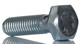 Śruba z łbem sześciokątnym gwint M10 35mm skok 1.50mm Stalowe Sześciokątny Powlekane jasnym cynkiem RS PRO