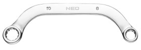 Klucz oczkowy wygięty 8 x 10 mm dł.140 mm 09-161