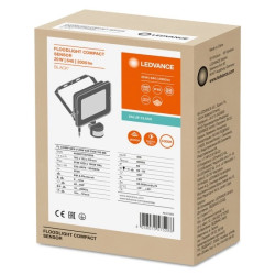 Projektor LED FLOOD COMPACT SENSOR V 20W 2000lm 4000K IP65 SYM 100 (z czujnikiem ruchu) czarny 3 LATA GWARANCJI 4058075575288