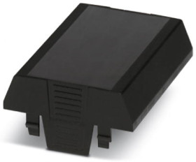 Upper part of housing, ABS/PC, (W x H x D) 90.1 x 75.27 x 36.95 mm, black, for enclosure, 1069971