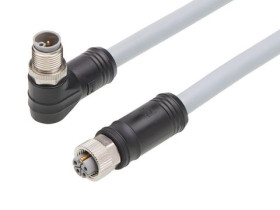 Zestaw przewodów 5-pinowe M12 Montaż na kablu Wtyczka, gniazdo Brad from Molex