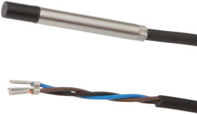 INR40106, czujnik indukcyjny, Ø4mm 35long, Non-flush, Sn: 5, 10-30V DC, PNP NO, kabel 2m PUR (poliuretan)