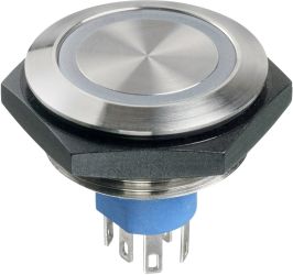 APEM AV57022000074BK Przycisk wandaloodporny AV57022000074BK, 30 mm, 30 V/DC, 1 A, 1 szt.