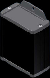 ABS enclosure, (L x W x H) 70 x 59 x 30 mm, black, TEKAL-11/E.29