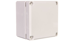 Obudowa Cubo D 80X82x56mm Ip67 Boki Gładkie Pokrywa Szara Pc Dpcp080806g