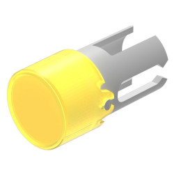 Soczewki do wskaźników, 19-931, Żółty, Okrągły, średnica: 7.3