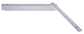 Składana linijka stolarska, Jednostki metryczne, 2m, Plastik