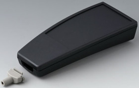 ABS enclosure, (L x W x H) 168 x 74.4 x 35.4 mm, black (RAL 9005), IP40, A9068129