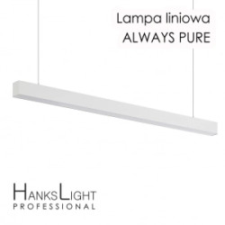 Lampa LED HanksLight,white,liniowa,alu,zwiesz,1200mm,down36W,4000K L4702110 (always pure)