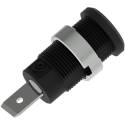 Electro PJP 3266-C-CD1-N Safety Jack Socket 4mm Ni-Coated Brass 1000V 36A