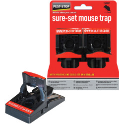 Pest-Stop PSSPT Sure-Set Mouse Trap (Twin Pack)