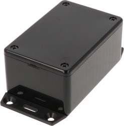 ABS enclosure, (L x W x H) 85 x 56 x 39 mm, black (RAL 9005), IP54, 1591LF2SBK