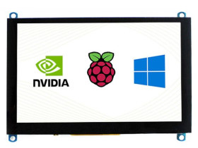 Waveshare 5inch Capacitive Touch Screen LCD (H), 800×480, HDMI, Various Systems Support