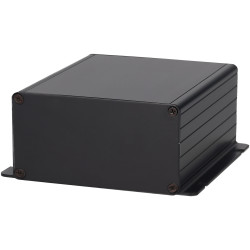 Hammond 1455NF1201BK Extruded Enclosure Side Mounting 120X103X53 Black Anodise